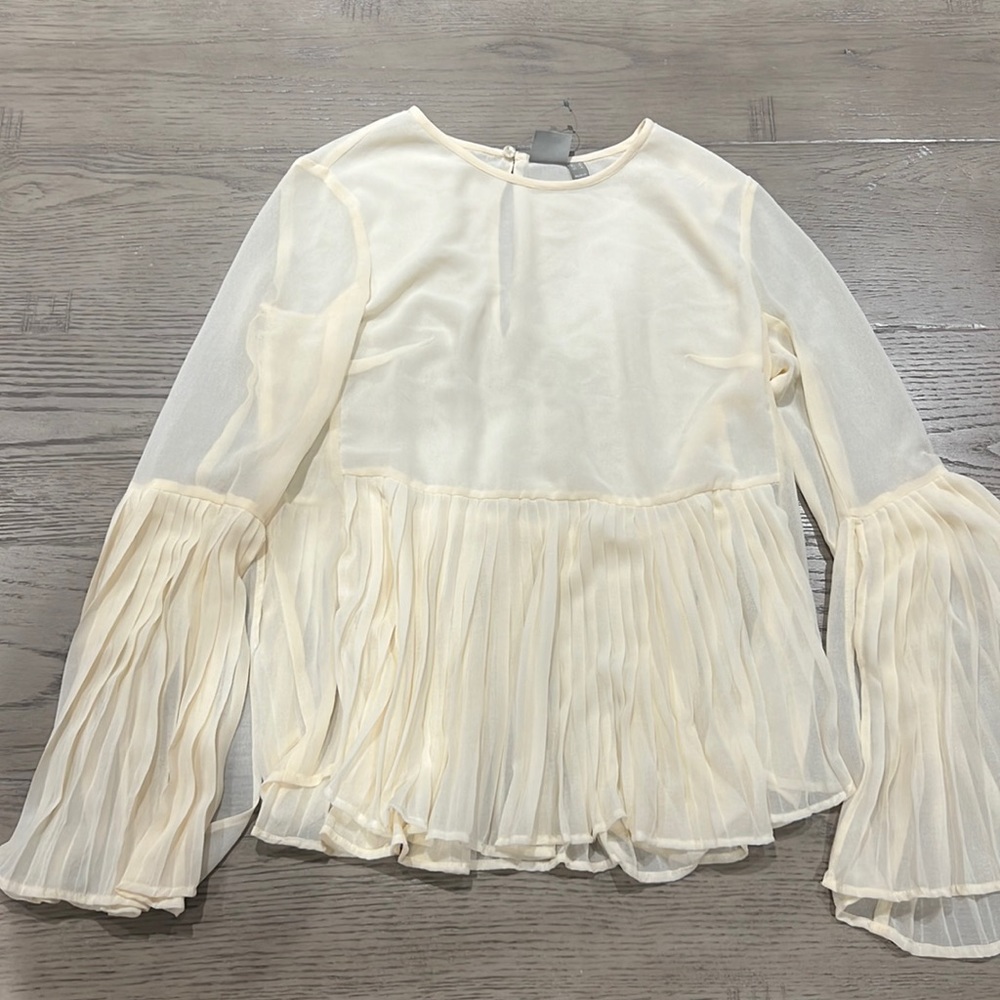 ASOS cream blouse